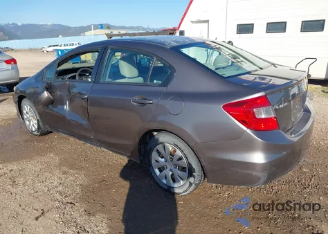 2012 Honda Civic Lx из США, поврежденный, VIN 2HGFB2F59CH578599